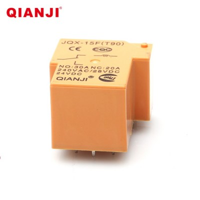 QIANJI High Quality Low Price JQX-15F T90 Oem Electric PCB Relay 10A 30A Relay