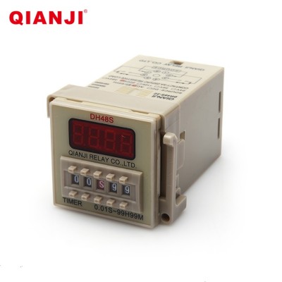 QIANJI DH48S-S Time Delay Relay Price Time Control 12V 24V 110V 220V 380V