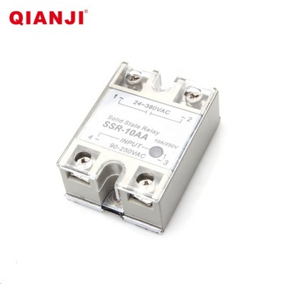 QIANJI Manufacturer China Solid State Relay SSR-40DA SSR40A/250V 3-32VDC