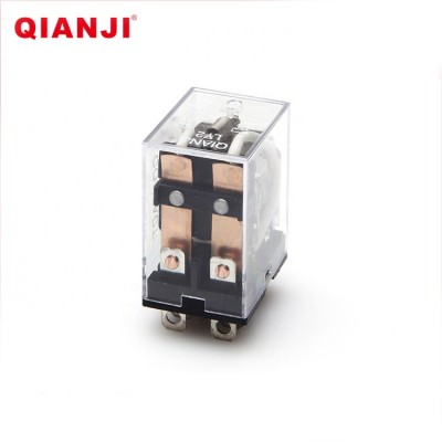 QIANJI Power Relay LY2 12VDC 2 Pole Industrial General Purpose Relay