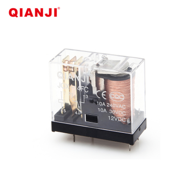 QIANJI socket electrical supplies 10a pcb relay